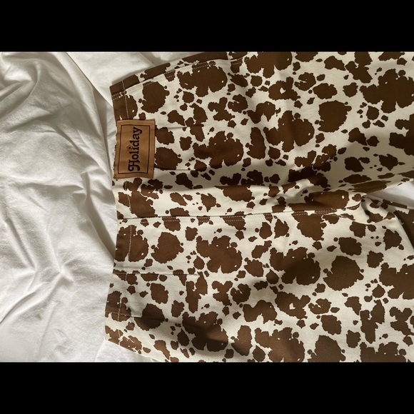 Holiday the Label Cow Print Pants - Picture 4 of 5